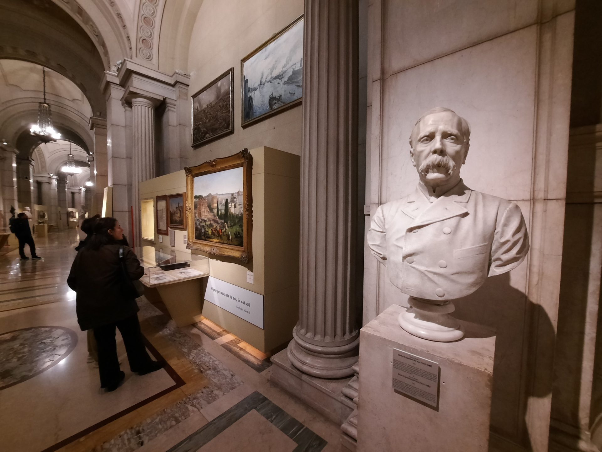 Agostino Bertani's bust, Museo Centrale del Risorgimento, Rome - 01.jpg